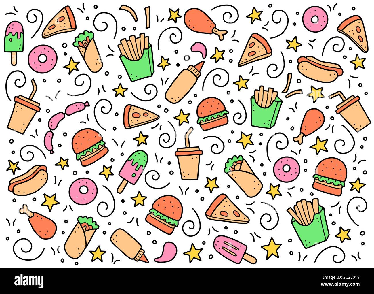 Detail Vector Background Makanan Nomer 46