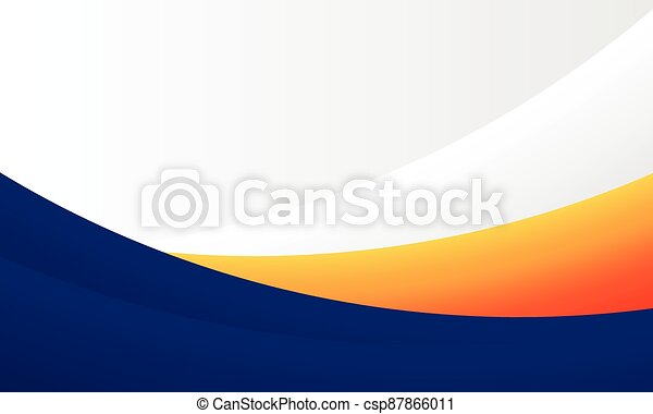 Detail Vector Background Orange And Blue Nomer 44