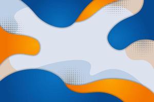 Detail Vector Background Orange And Blue Nomer 55