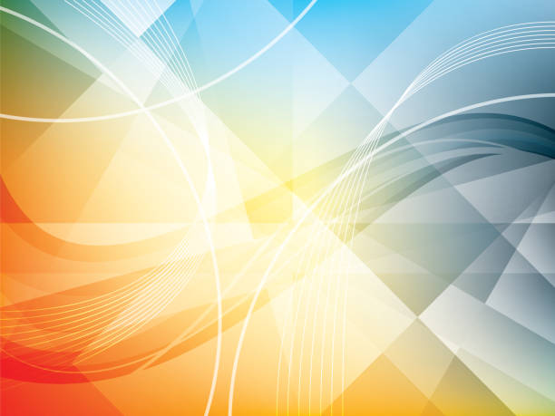 Detail Vector Background Orange And Blue Nomer 10