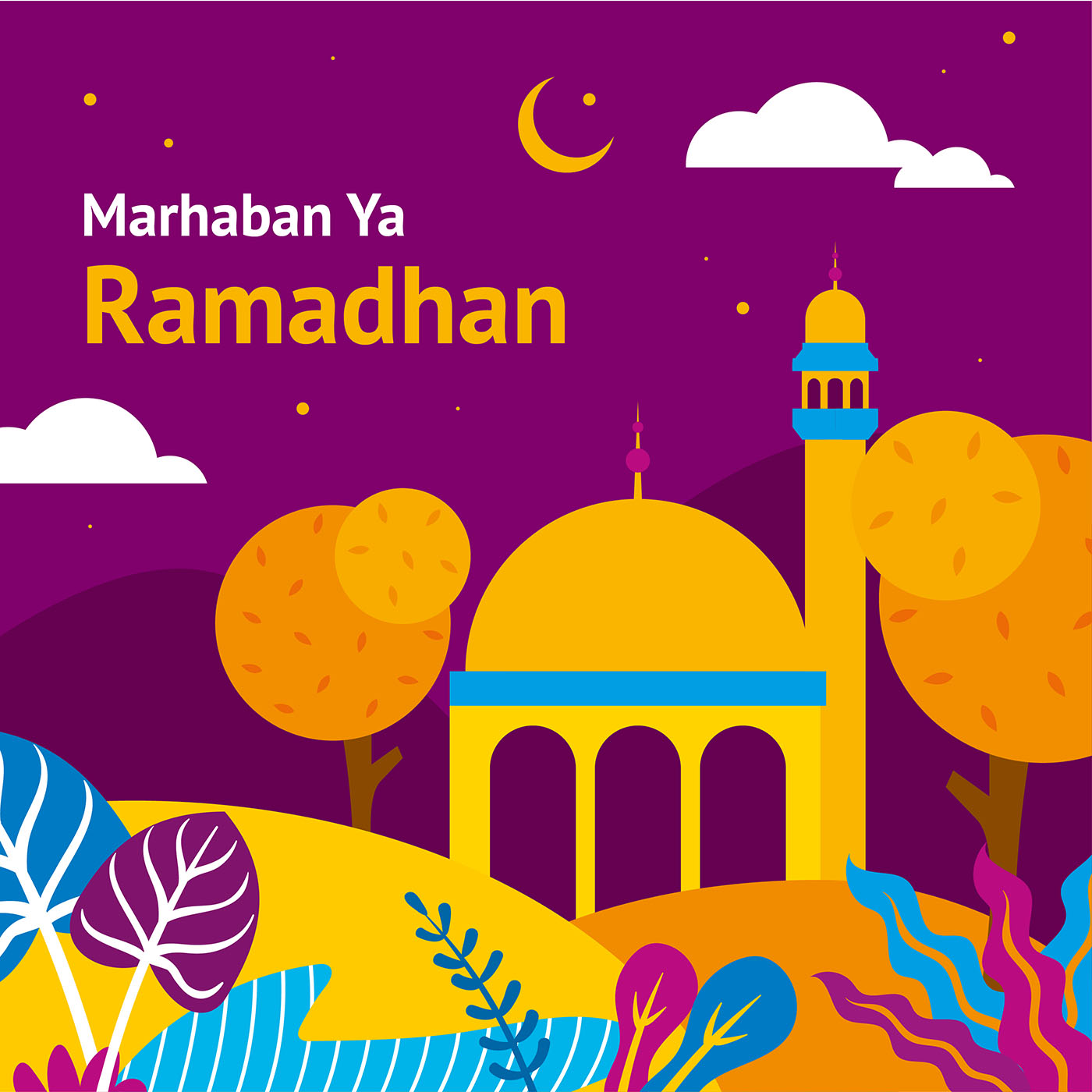 Detail Vector Background Ramadhan Nomer 18