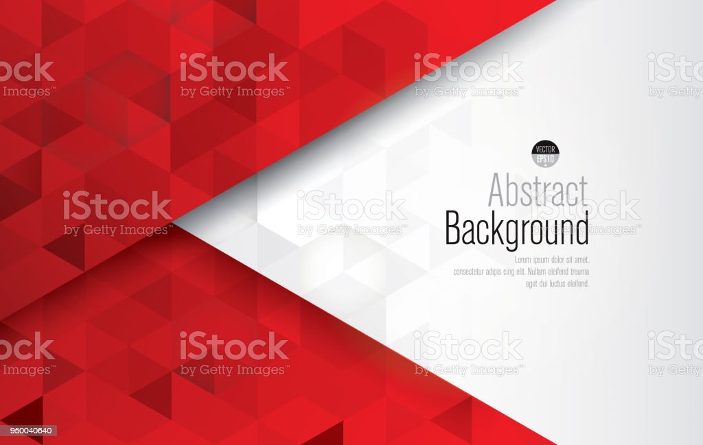 Detail Vector Background Red And White Nomer 50