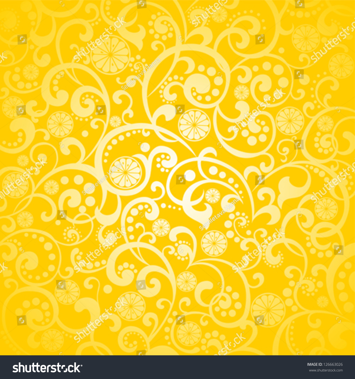 Detail Vector Background Yellow Nomer 11