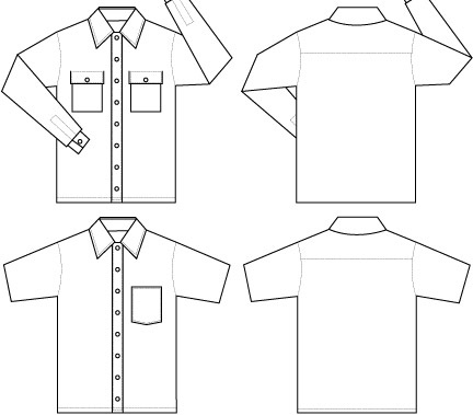 Detail Vector Baju Nomer 11