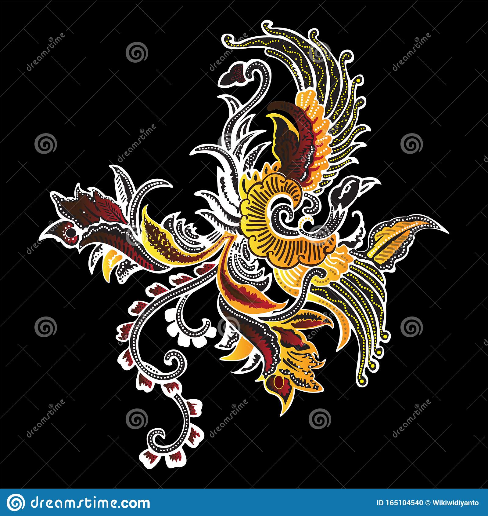 Detail Vector Batik Nomer 26