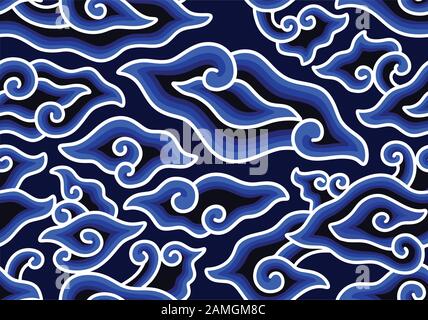Detail Vector Batik Awan Nomer 20