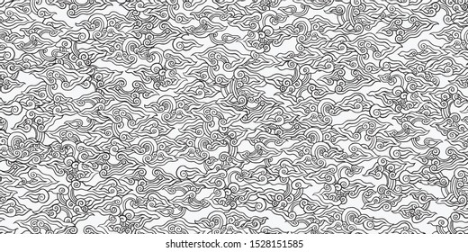 Detail Vector Batik Awan Nomer 47