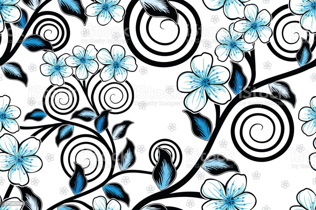 Detail Vector Batik Bunga Nomer 19