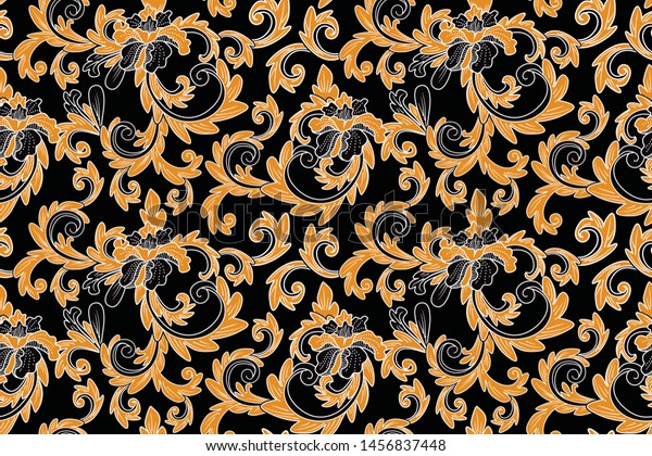 Detail Vector Batik Bunga Nomer 21