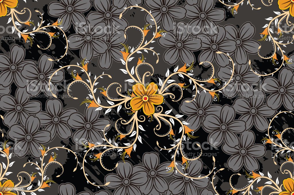 Detail Vector Batik Bunga Nomer 22