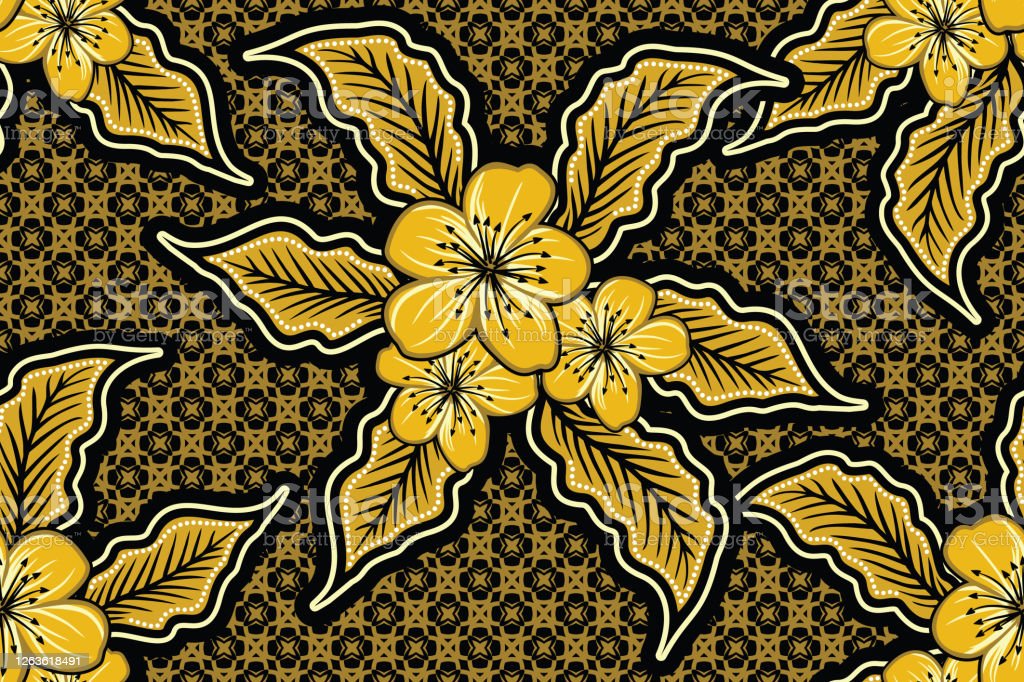 Detail Vector Batik Bunga Nomer 33