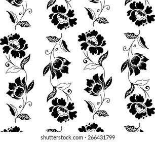 Detail Vector Batik Bunga Nomer 34