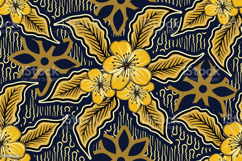 Detail Vector Batik Bunga Nomer 50