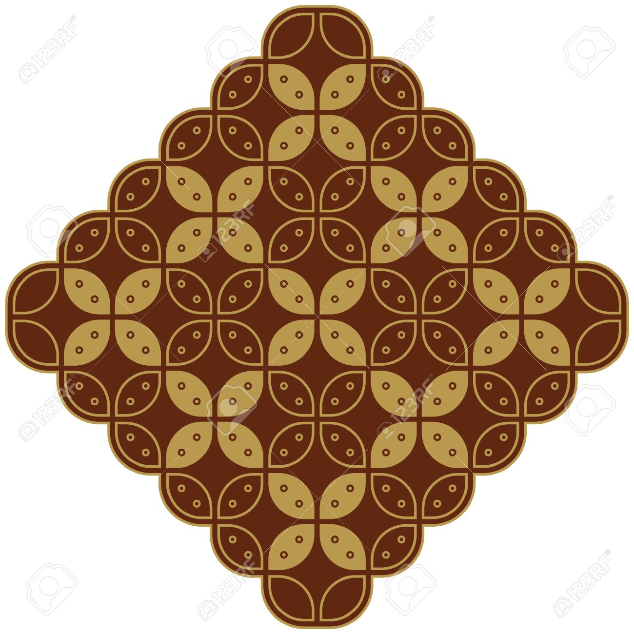 Detail Vector Batik Corel Nomer 25