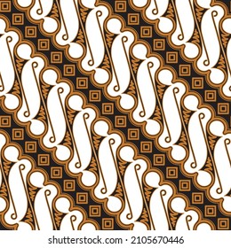 Detail Vector Batik Jawa Nomer 13