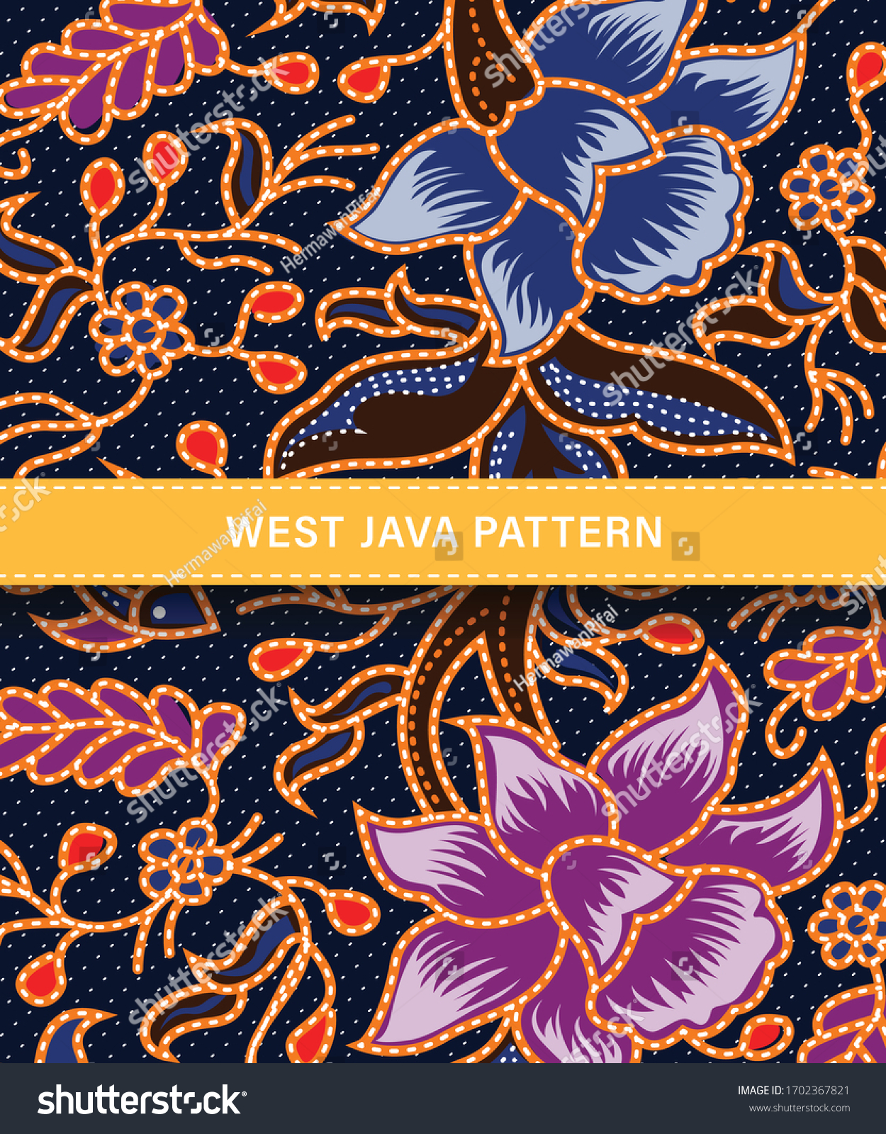 Detail Vector Batik Jawa Nomer 14