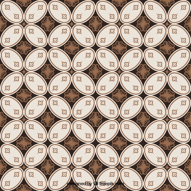 Detail Vector Batik Jawa Nomer 16