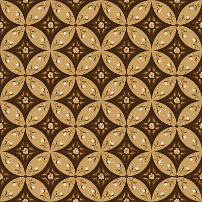 Detail Vector Batik Jawa Nomer 18