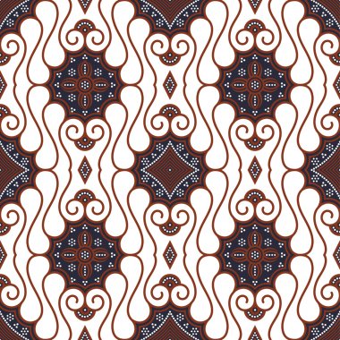 Detail Vector Batik Jawa Nomer 28