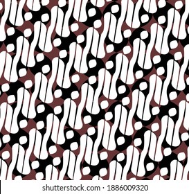 Detail Vector Batik Jawa Nomer 38