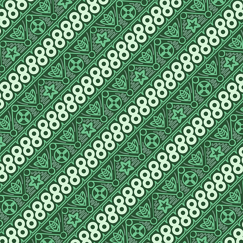 Detail Vector Batik Jawa Nomer 45