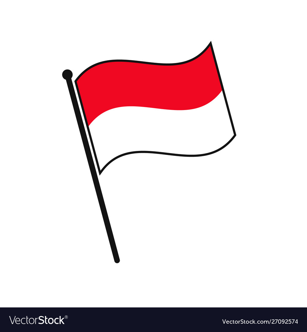 Detail Vector Bendera Merah Putih Berkibar Nomer 4