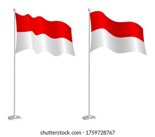 Detail Vector Bendera Merah Putih Berkibar Nomer 43