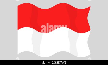 Detail Vector Bendera Merah Putih Berkibar Nomer 57