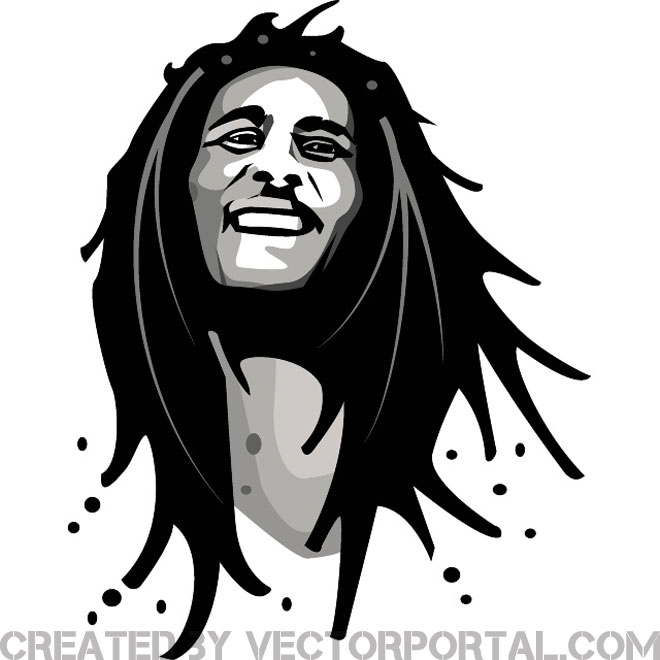 Detail Vector Bob Marley Nomer 14