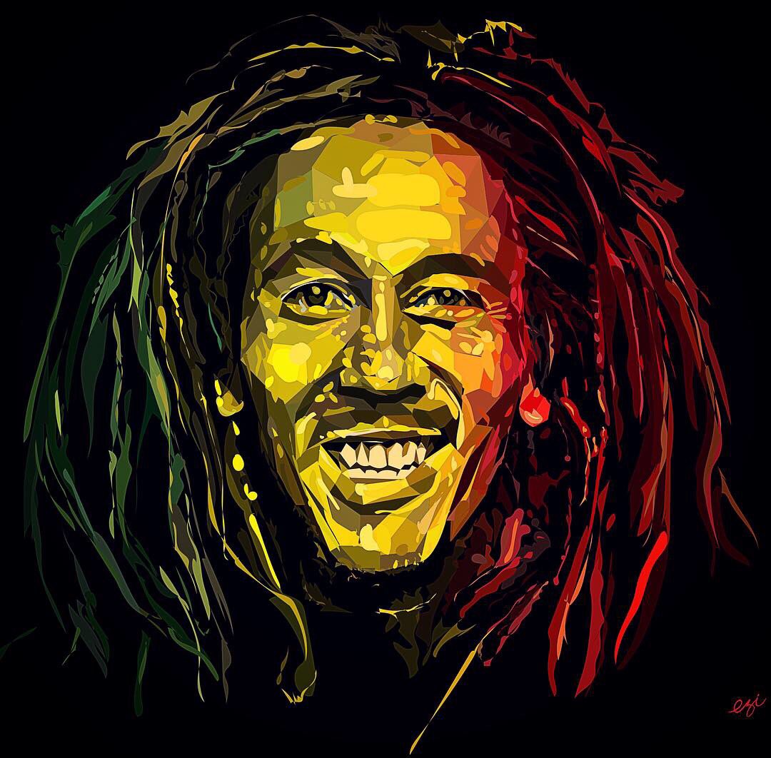 Detail Vector Bob Marley Nomer 36