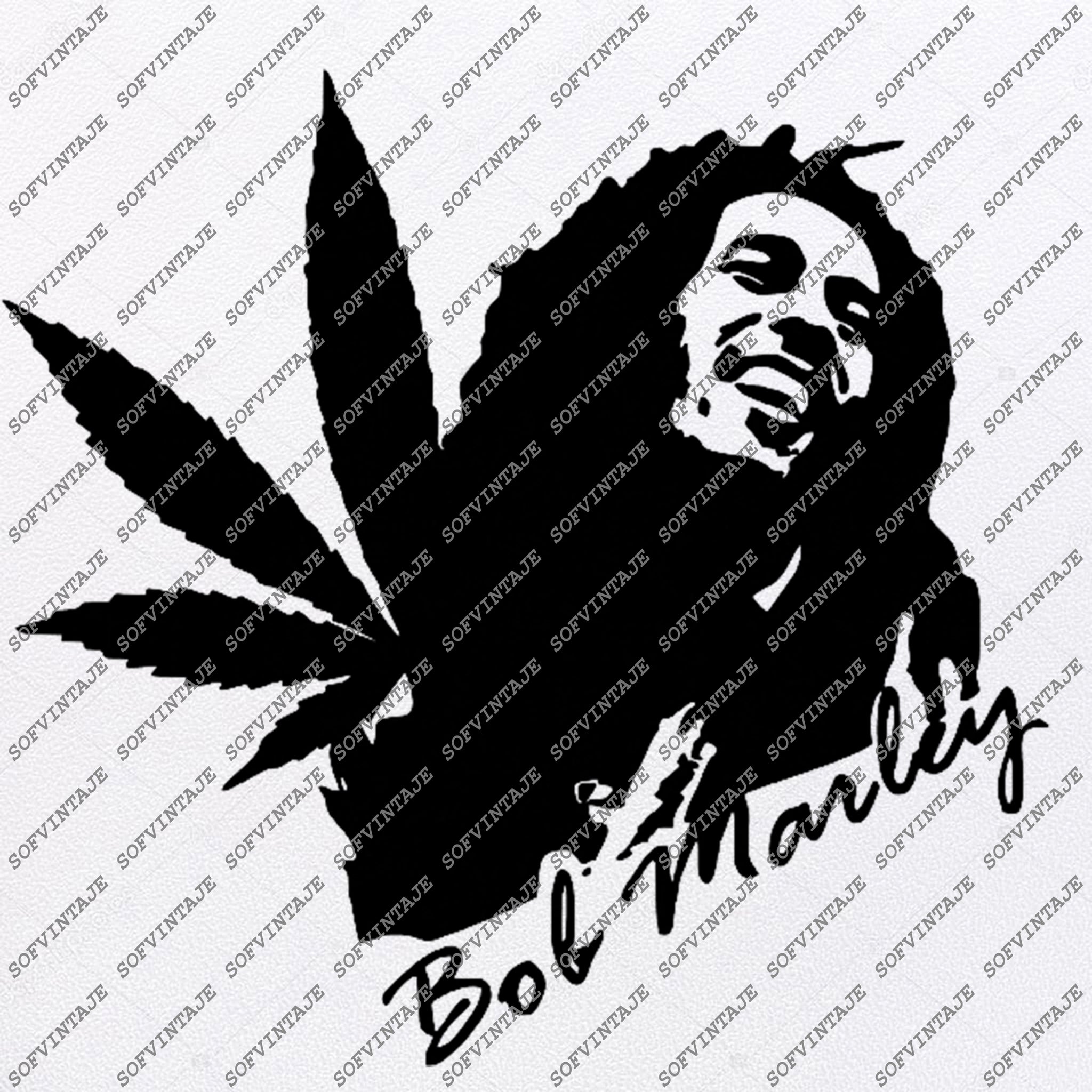 Detail Vector Bob Marley Nomer 37