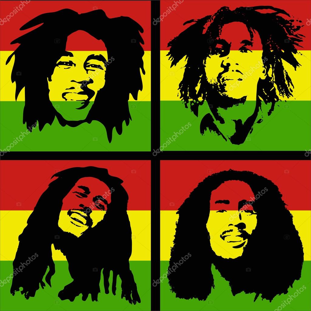 Detail Vector Bob Marley Nomer 45