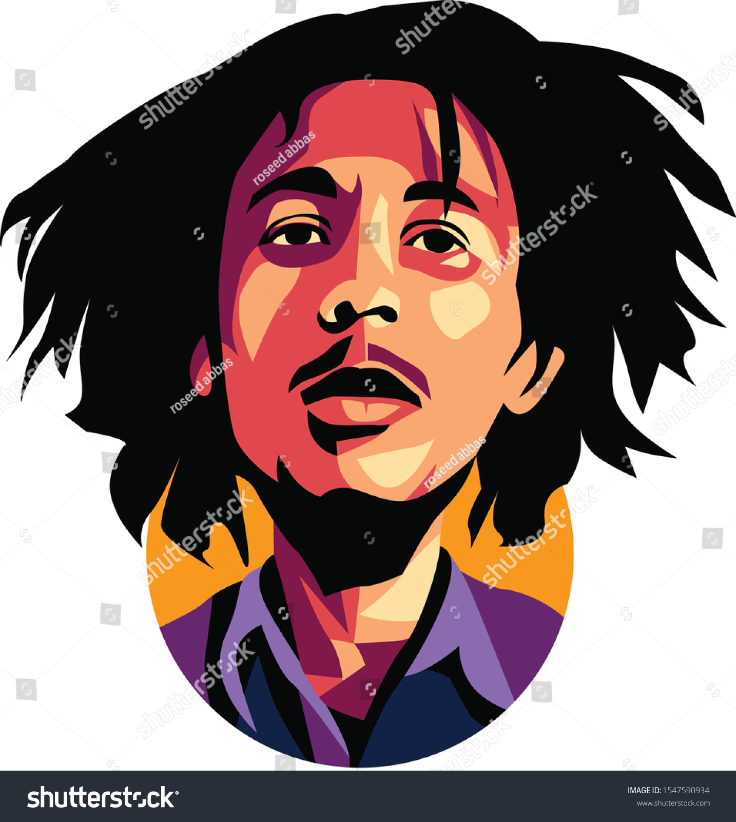 Detail Vector Bob Marley Nomer 57