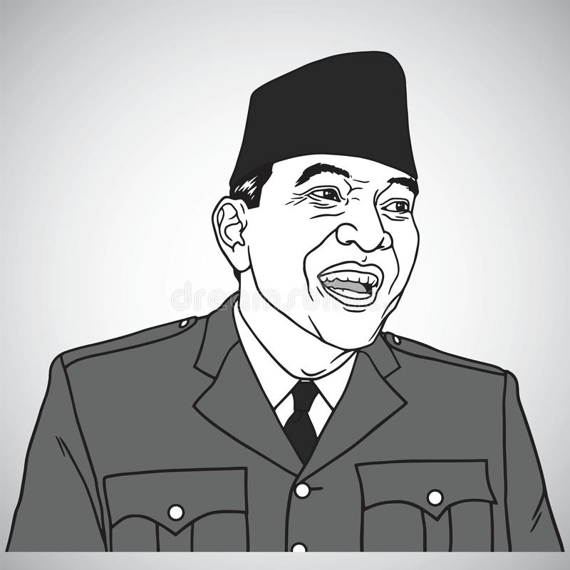 Detail Vector Bung Karno Nomer 17