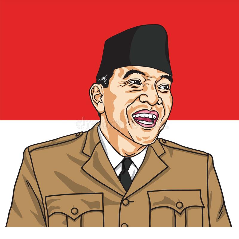 Detail Vector Bung Karno Nomer 6