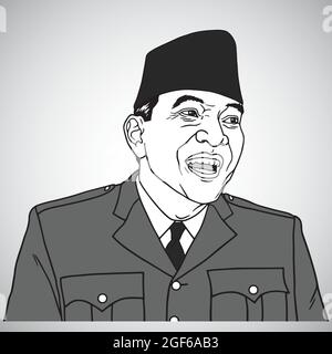 Detail Vector Bung Karno Nomer 49