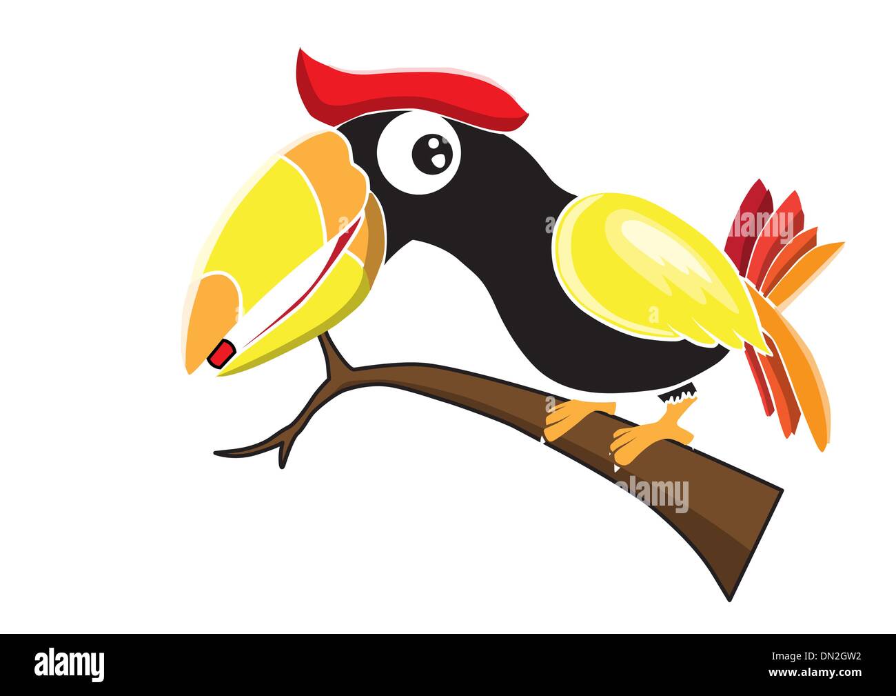 Detail Vector Burung Enggang Nomer 57