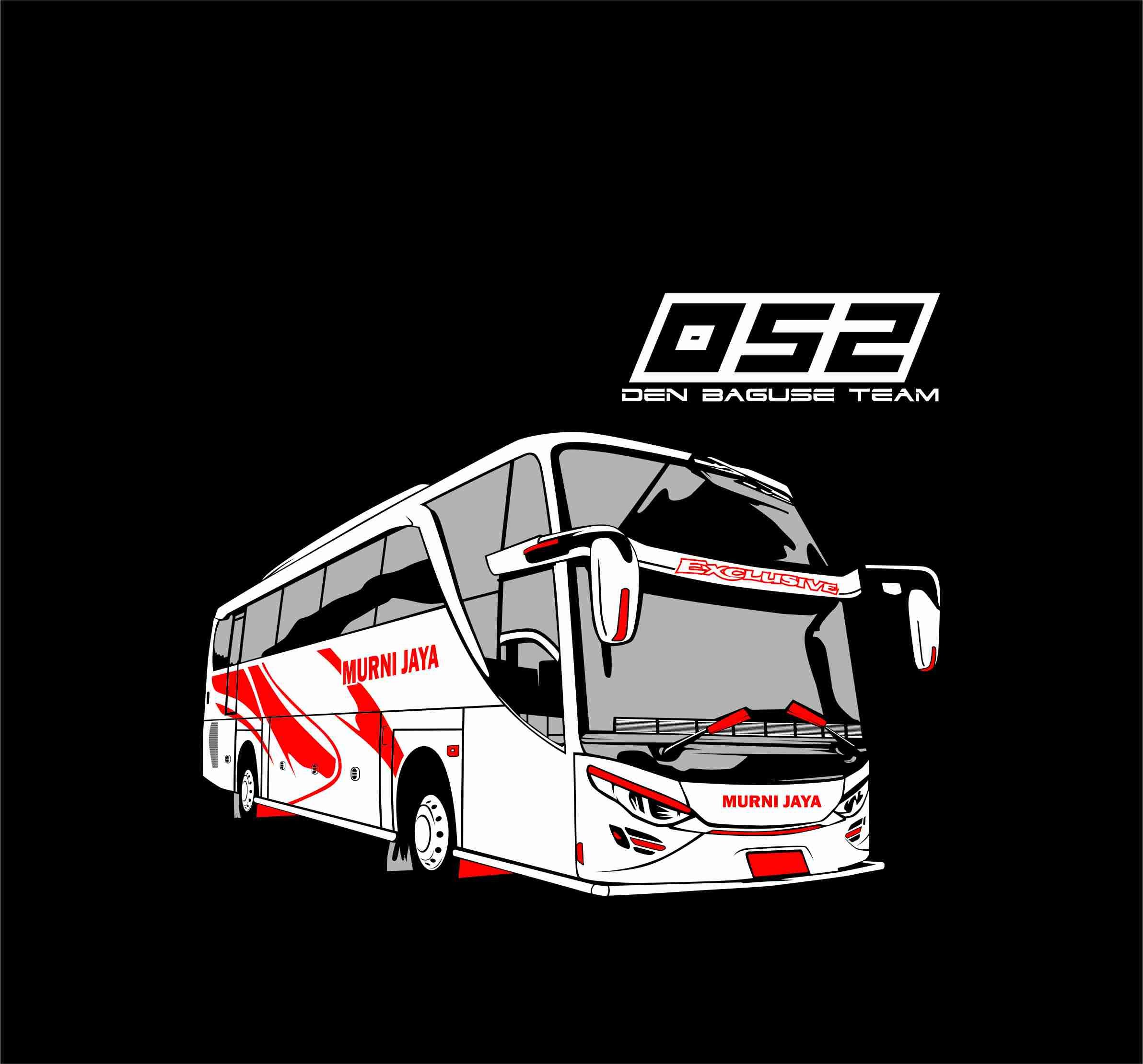 Detail Vector Bus Indonesia Nomer 13