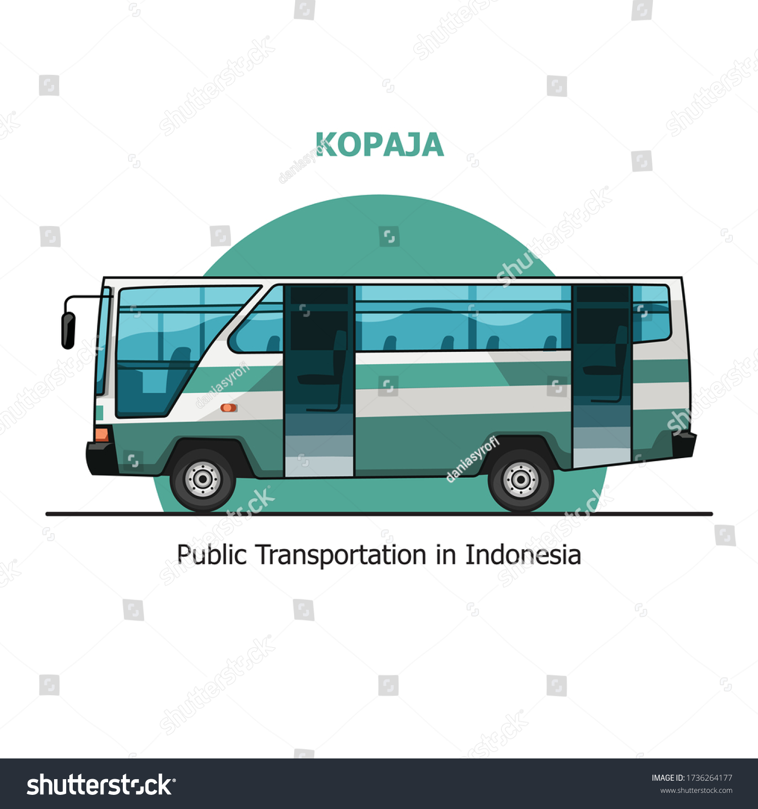 Detail Vector Bus Indonesia Nomer 43