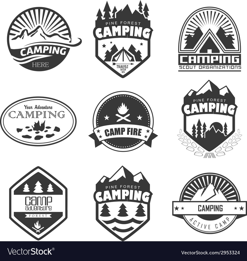 Detail Vector Camping Nomer 14