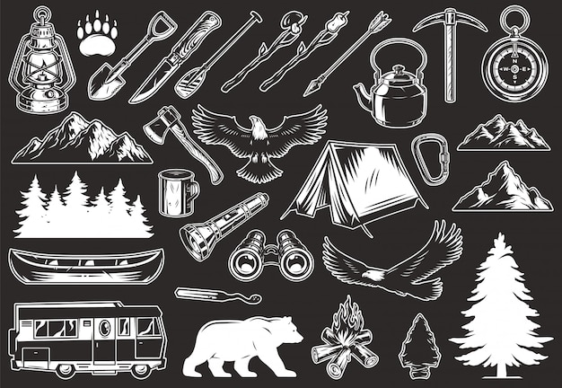 Detail Vector Camping Nomer 31