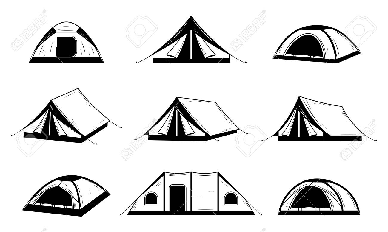 Detail Vector Camping Nomer 48