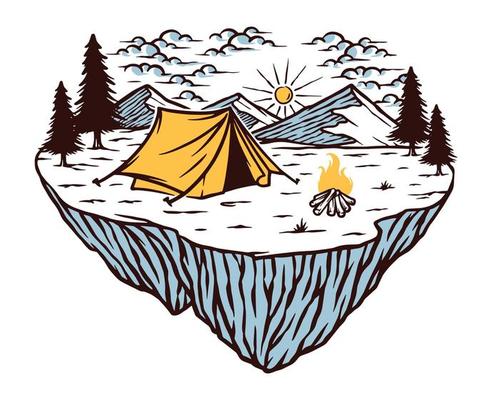 Detail Vector Camping Nomer 58