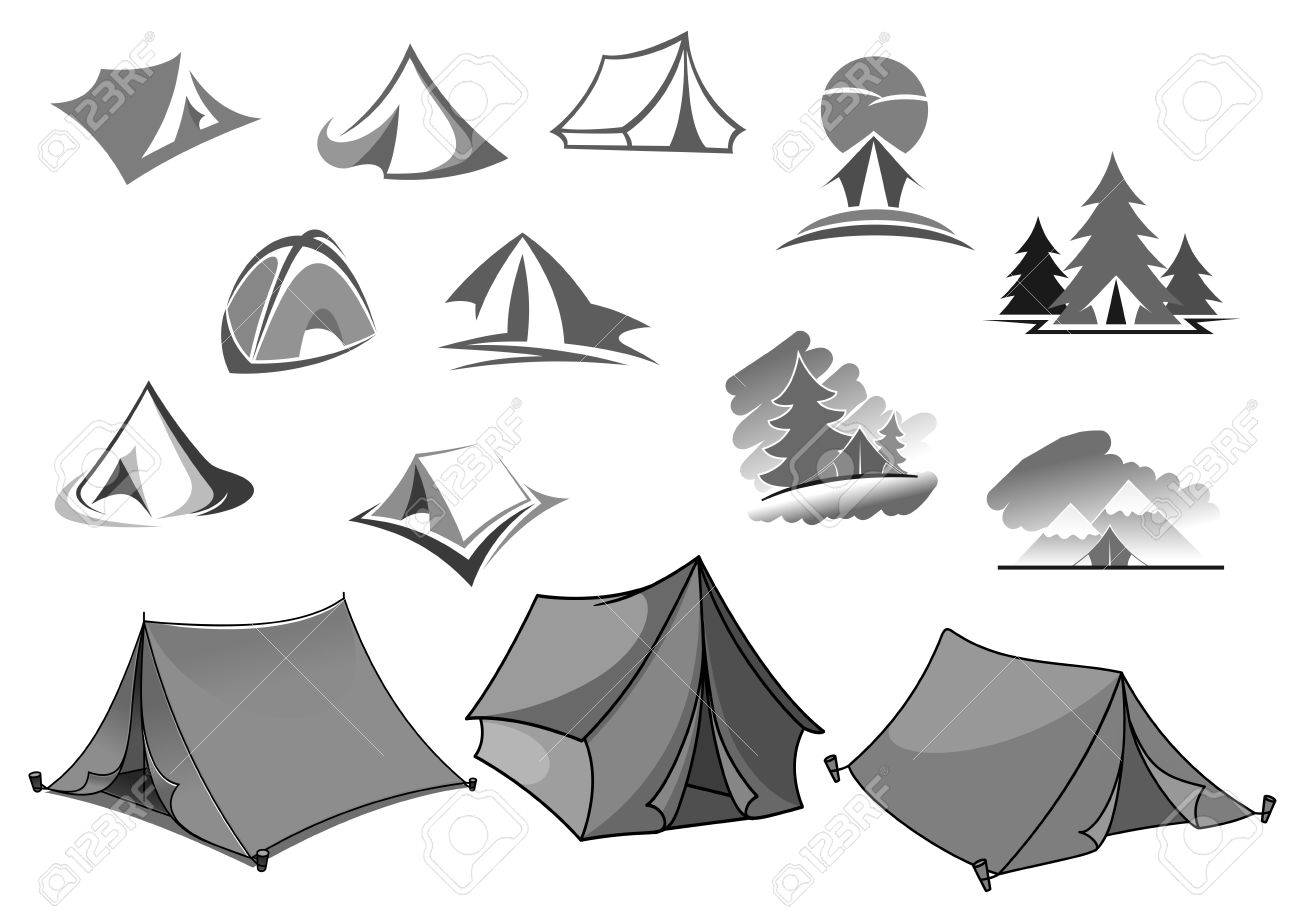 Detail Vector Camping Nomer 10