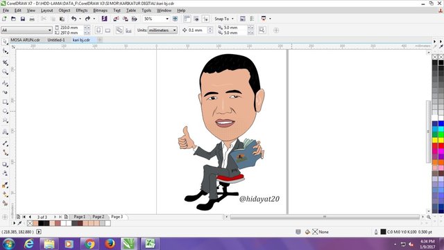 Detail Vector Corel Draw X7 Nomer 15