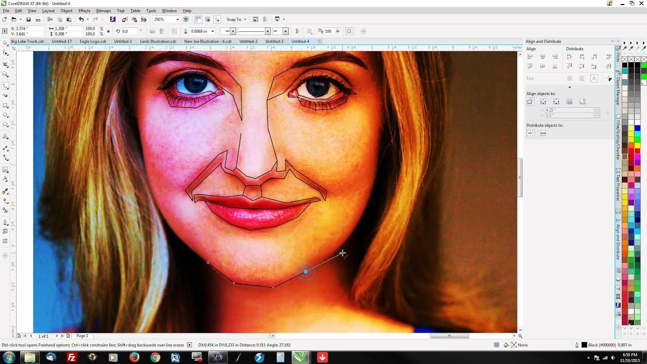 Detail Vector Coreldraw Nomer 9