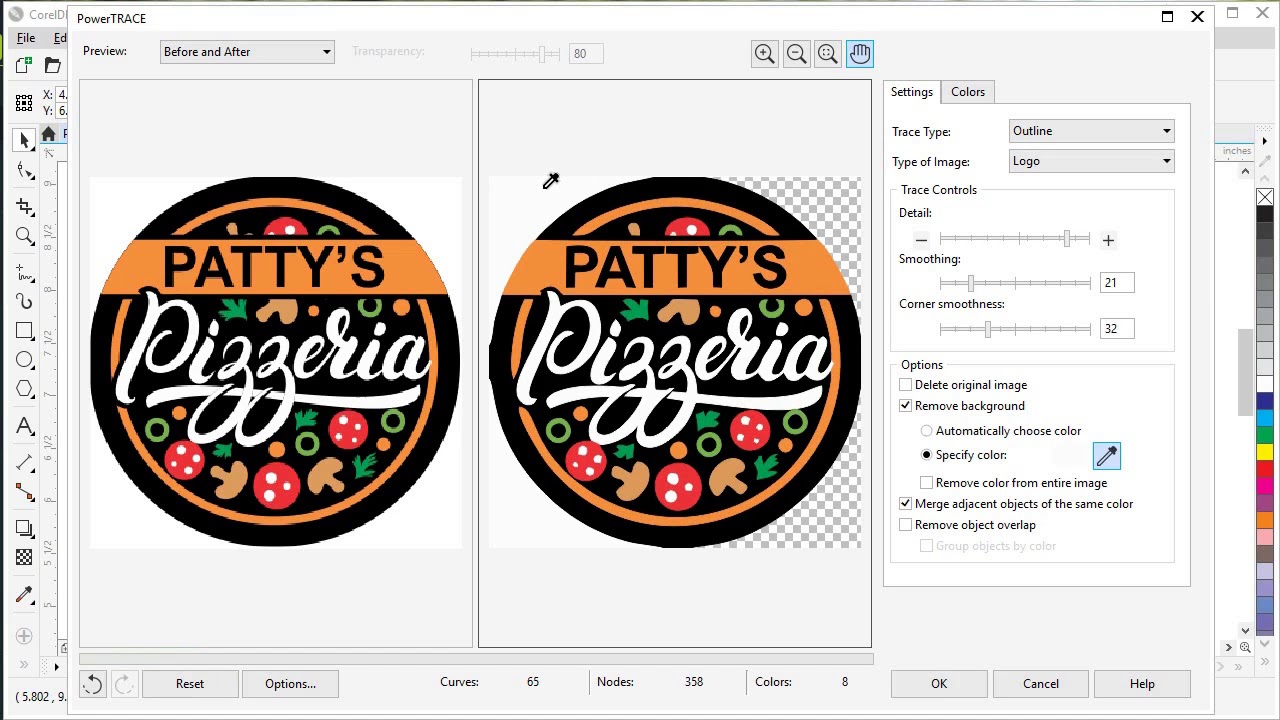 Detail Vector Coreldraw Nomer 10