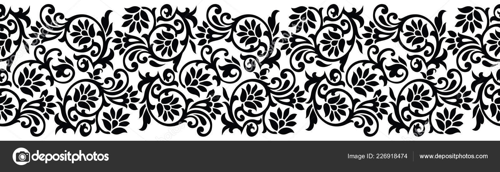 Detail Vector Design Black And White Nomer 12