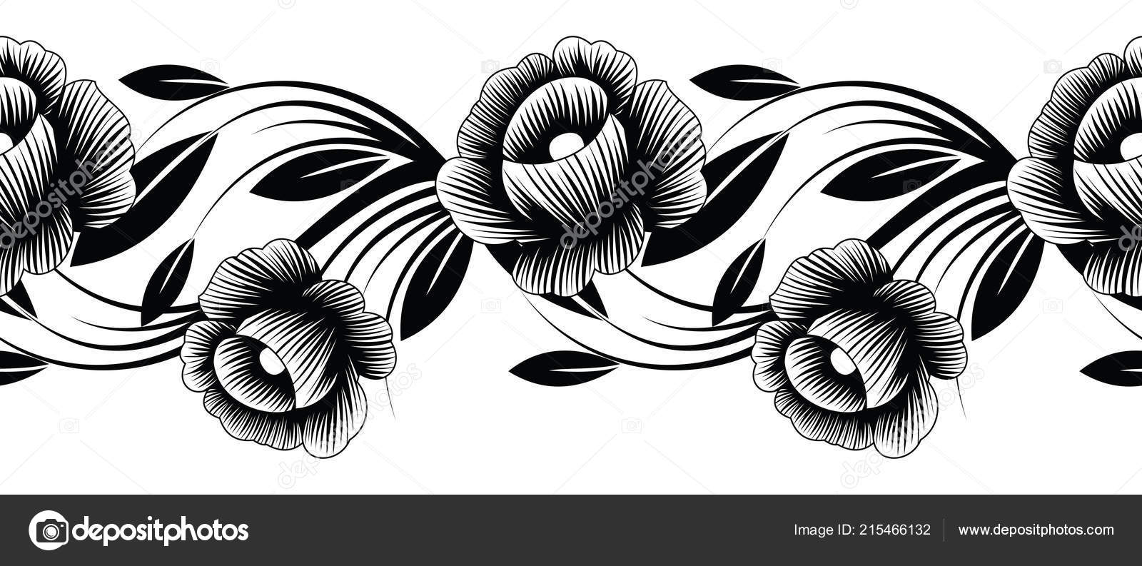 Detail Vector Design Black And White Nomer 13