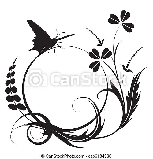 Detail Vector Design Black And White Nomer 47